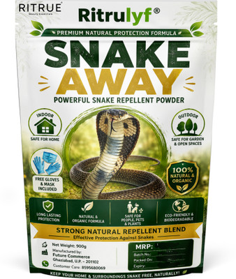 RiTrue Powerful Snake Repellent Tablet balls Natural, Non-Toxic Powder, Pet Safe(400 g)