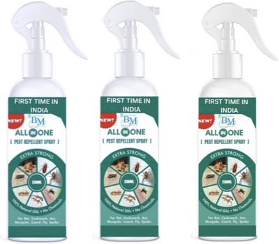 DMSHETA ENTERPRISE Extra Strong All-in-One Pest Repellent Safe & Eco-Friendly Spray for Rats, Ants(250 ml)