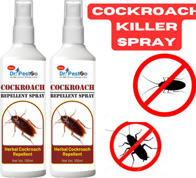 Dr.PestGo Herbal Cockroach Repellent For Home Kitchen |Cockroach Spray | Cocroches Killers(100 ml)