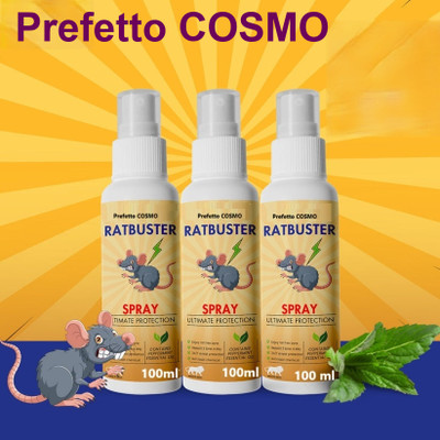 Prefetto COSMO Ratbuster SmartGuard UltraMax – Safe Rodent Protection(3 x 100 ml)