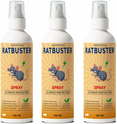 SCENTORA Rat Repellent Spray(3 x 100 ml)