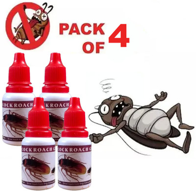 REGLET Bug Killer Gel Guaranteed cockroach kill & Ant killer easy to use(4 x 30 ml)