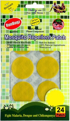 RunBugz Mosquito Repellent Patch ( Yellow - Pack of 24 )(24 x 1.58 g)