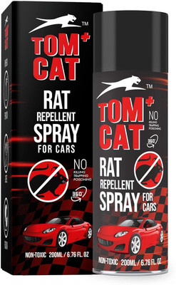 TOM CAT SHADOW Rat Repellent Spray for Car Highly Effective, Leak Free Repellent Easy to Spray(200 ml)