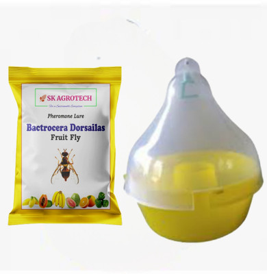 S K Agrotech Bactocera Dorsalis Fruit Fly Pheromone Trap with Lure Useful in Sweet Fruit(20 x 1 Units)