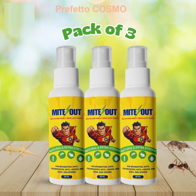 Prefetto COSMO Safe Mite Out Spray – Protects Without Harmful Smells(3 x 50 ml)