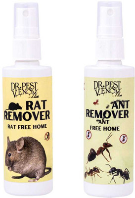 Dr.Pest Venom Rat and Ant Repellent Spray natural herbal killer spray(2 x 100 ml)