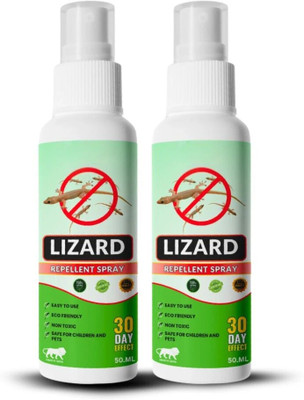 Mitex Lizard Repellent Spray | Natural Protection for Safe Household(2 x 50 ml)