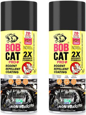 BOBCATPROPLUS Highly Effective No Entry Rat Repellent Spray for Cars 120ml(2 x 60 ml)