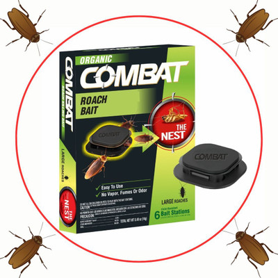 pestman Eco-Friendly Home Remedy for Indoor Cockroach Control, Cockroach Bait(6 Patches)