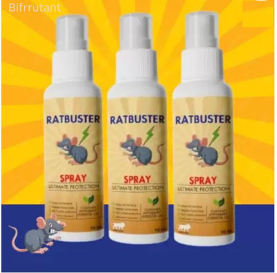 BIFRRUTANT Rat Buster Spray Pet Safe Rat Control(3 x 16.67 ml)
