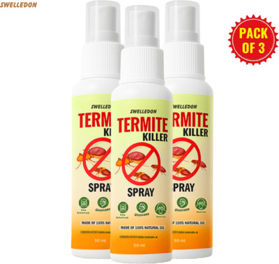 SWELLEDON Natural Termite Repellent Spray Effective Formula Non Toxic(3 x 50 ml)