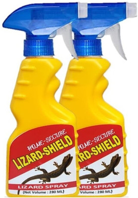 Home-Secure Lizard-Shield Organic Lizard Repellent Spray Herbal Natural(2 x 280 ml)