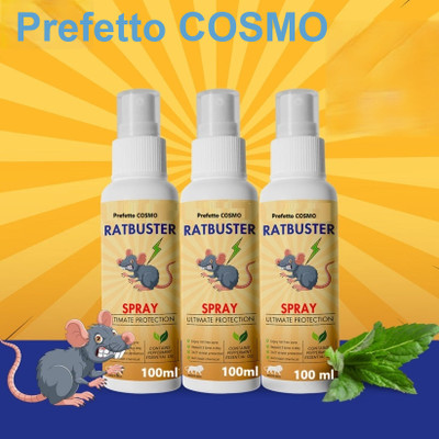 Prefetto COSMO Ratbuster TotalRepel Max – Natural Rodent Defense(3 x 100 ml)