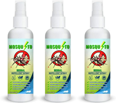 Mitex Natural Mosquito Spray – Safe & Effective for Home Use(3 x 50 ml)