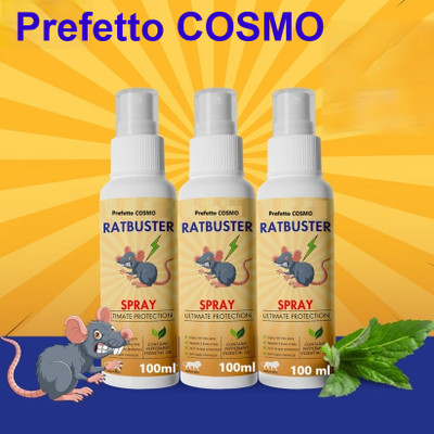 Prefetto COSMO Ratbuster GreenBlock Plus – Eco-Friendly Rodent Control(3 x 100 ml)
