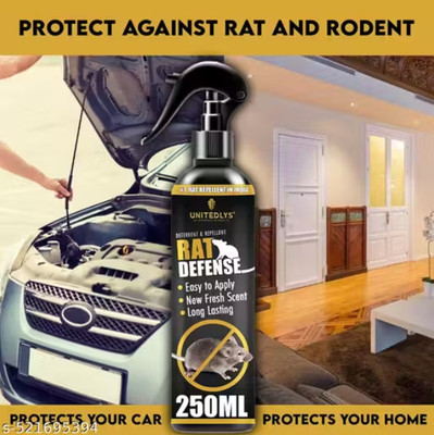 Timri Rat Repellent Spray For Car, Eco Friendly Rat Repellent Spray For Home(250 ml)