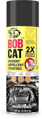 BOBCATPROPLUS BOB CAT Car Rat Repellent/Rodent Spray | 2X Advance Formula | Rat Repeal Spray(200 ml)