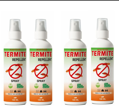 SCENTORA Herbal Termite Protection for All Types of Wood(4 x 100 ml)