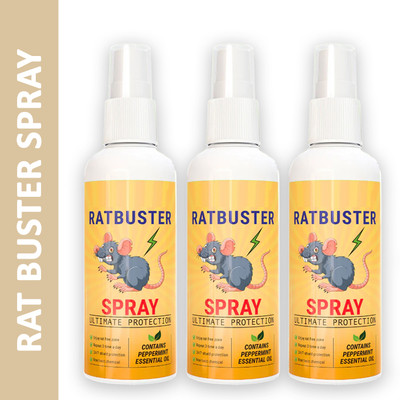 BEUTISKY Ratbuster Pro Shield Rodent Pure Shield Safe Effective & Organic(3 x 50 ml)