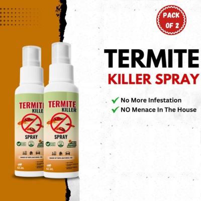 URBANUCANBE Termite Killer Spray Effective solution for home Pack of 2 (100)(2 x 50 ml)