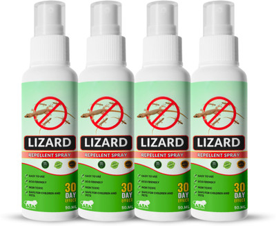 Mitex Herbal Indoor Spray to Deter Lizards | Ideal for Homes & Offices(4 x 50 ml)