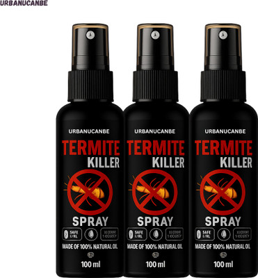 URBANUCANBE Natural Termite Repellent Spray Effective Eco Friendly Anti Termite(3 x 100 ml)