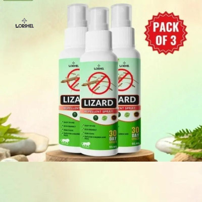FUFA Lizard spray Pack of 3 Proven Lizard Elimination Solution latest(3 x 50 ml)