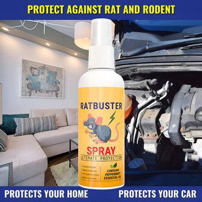 LootZoo Rat Buster Spray – Fast Action Rodent Repellent for Safe Homes(100 ml)