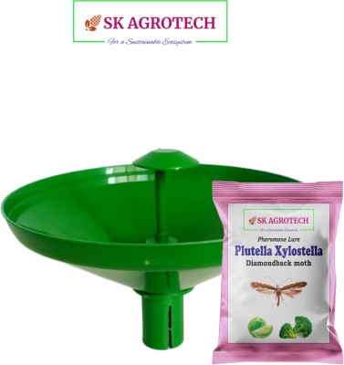 S K Agrotech Pheromone Lure & Water Trap for Diamondback Moth (Plutella xylostella)(10 x 1 Units)