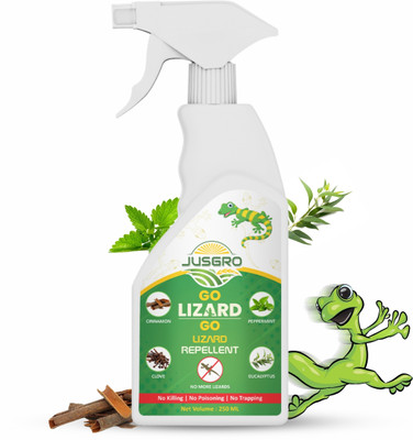 JusGro Lizard Repellent Spray | Made With Essential Oil (250 Ml)(1 Units)