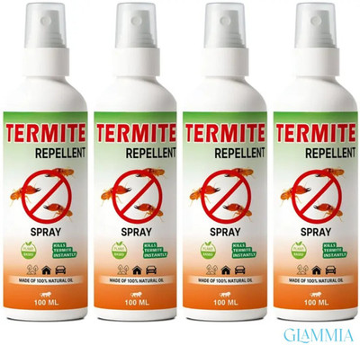 GLAMMIA Termite Killer Spray | Eco Furniture Pest Solution For Hotels(4 x 100 ml)