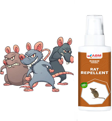 RIDER Rat Spray for Home Anti Rat Spray Rodent Repellent for Car(100 ml)