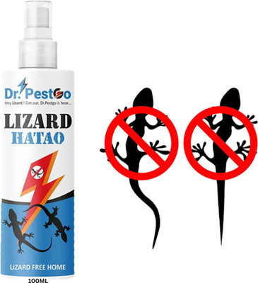 Dr.PestGo Guaranteed Lizard killer Spray, Lizard Repellent for home Lizard Repellent Spray(100 ml)