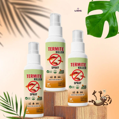 LORSHEL Termite killer spray reliable wood care formula for long term safety(3 x 50 ml)