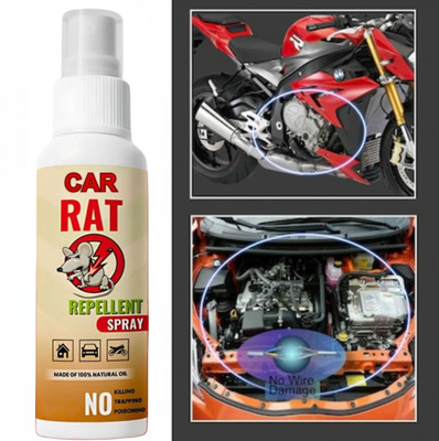 SCENTORA Highly Effective Easy to Spray with Pipe Rat Repellent Spray for Cars(100 ml)