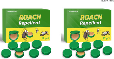 INDIANA HUDA Cockroach Gel 12 Pcs Each Pack of 2 - Strong Roach Control for Kitchen(2 x 12 Units)