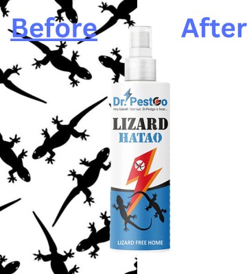 Dr.PestGo India's First Herbal Lizard Repellent Spray, lizard killer Spray chipkali spray(100 ml)