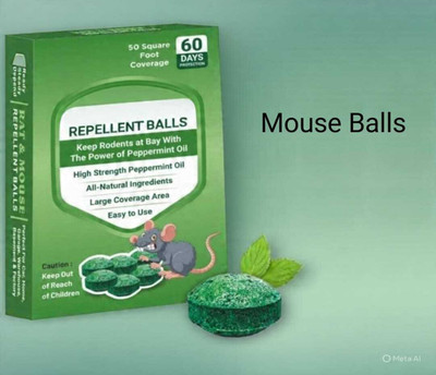 Klencare Naturally and Effectively Repellent For Home(10)| Mouse Rat Peppermint Oil(10 Units)