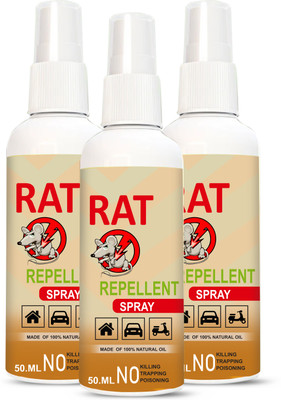 nandurba Effective Rat Control: Ultimate Repellent Spray(3 x 50 ml)