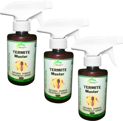 BhuLife Organic Termite Repellent Spray & Wood Preservative(3 x 250 ml)
