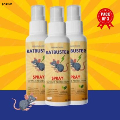 PHIZLLER Rat Buster Spray Stops Rat Attacks(3 x 33.33 ml)