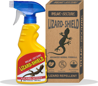 Home-Secure Lizard Shield Organic Spray, Herbal(280 ml)