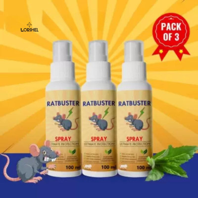 LORSHEL rat buster spray Pack of 2 Fast and Effective rat Control latest(3 x 50 ml)