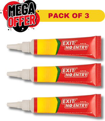 Exit No Entry Cockroaches Repellent Gel | Cockroach Killer Gel | Insect Repellent(3 x 15 g)