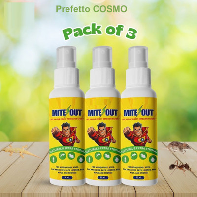 Prefetto COSMO Non-Toxic Mite Out Spray – Safe for Home & Environment(3 x 50 ml)
