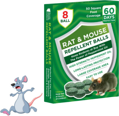 ANAND ENTEERPRISE Rat & Mouse Killering Balls for car, Bike & Car rat killer,Rat Bait(8 Units)