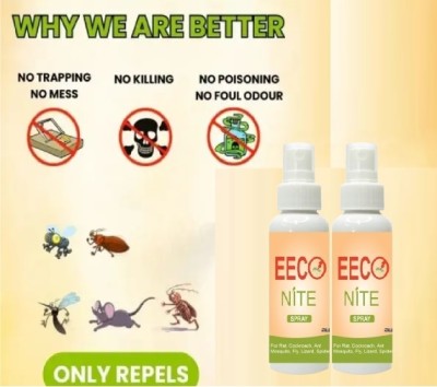 Oilanic EEco Nite Spray Plant Based : Keep Mites at Bay with Natural Ingredients(2 x 50 ml)