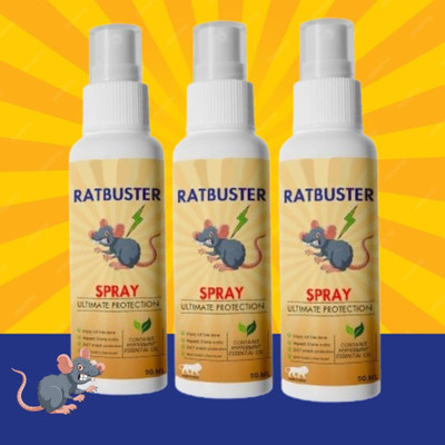 Cleamix Rat Buster Spray Prevent Rats Attack Rats repellent (100 ml)(3 x 100 ml)