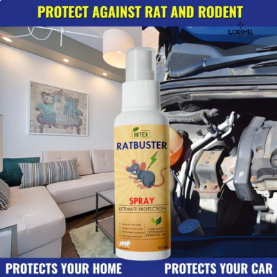 LORSHEL rat buster spray Instant Mite Relief Allergies latest(3 x 50 ml)